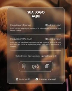 Modelo disponível dentro do pack flyers.