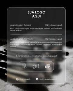 Modelo disponível dentro do pack flyers.