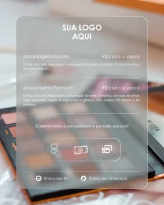 Modelo disponível dentro do pack flyers.