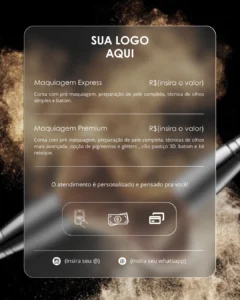 Modelo disponível dentro do pack flyers.