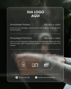 Modelo disponível dentro do pack flyers.