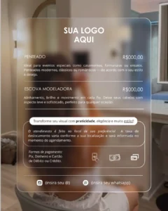 Modelo Pack Flyers Penteadista