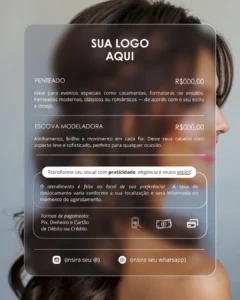 Modelo Pack Flyers Penteadista