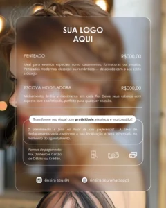 Modelo Pack Flyers Penteadista