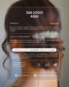 Modelo Pack Flyers Penteadista